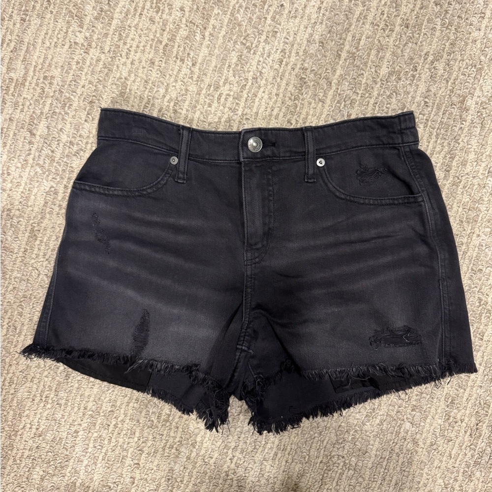 Aerie Black Jean Shorts